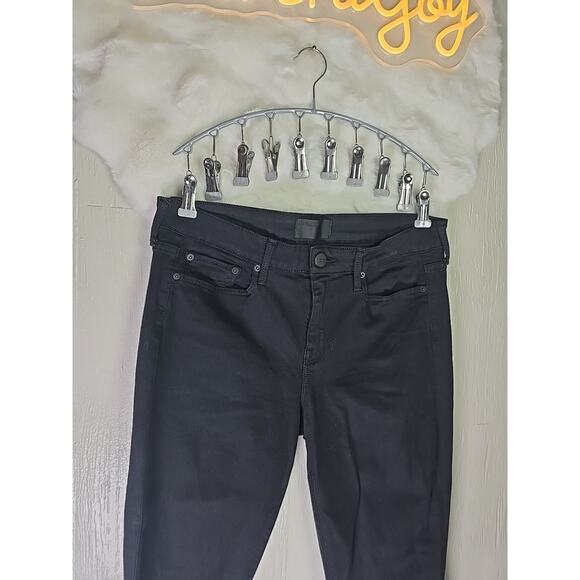 Vince Dylan Skinny Black Stretch Denim Jeans Womens 31 Casual Indie Goth School - Picture 2 of 7